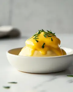 Healthier Hollandaise Sauce