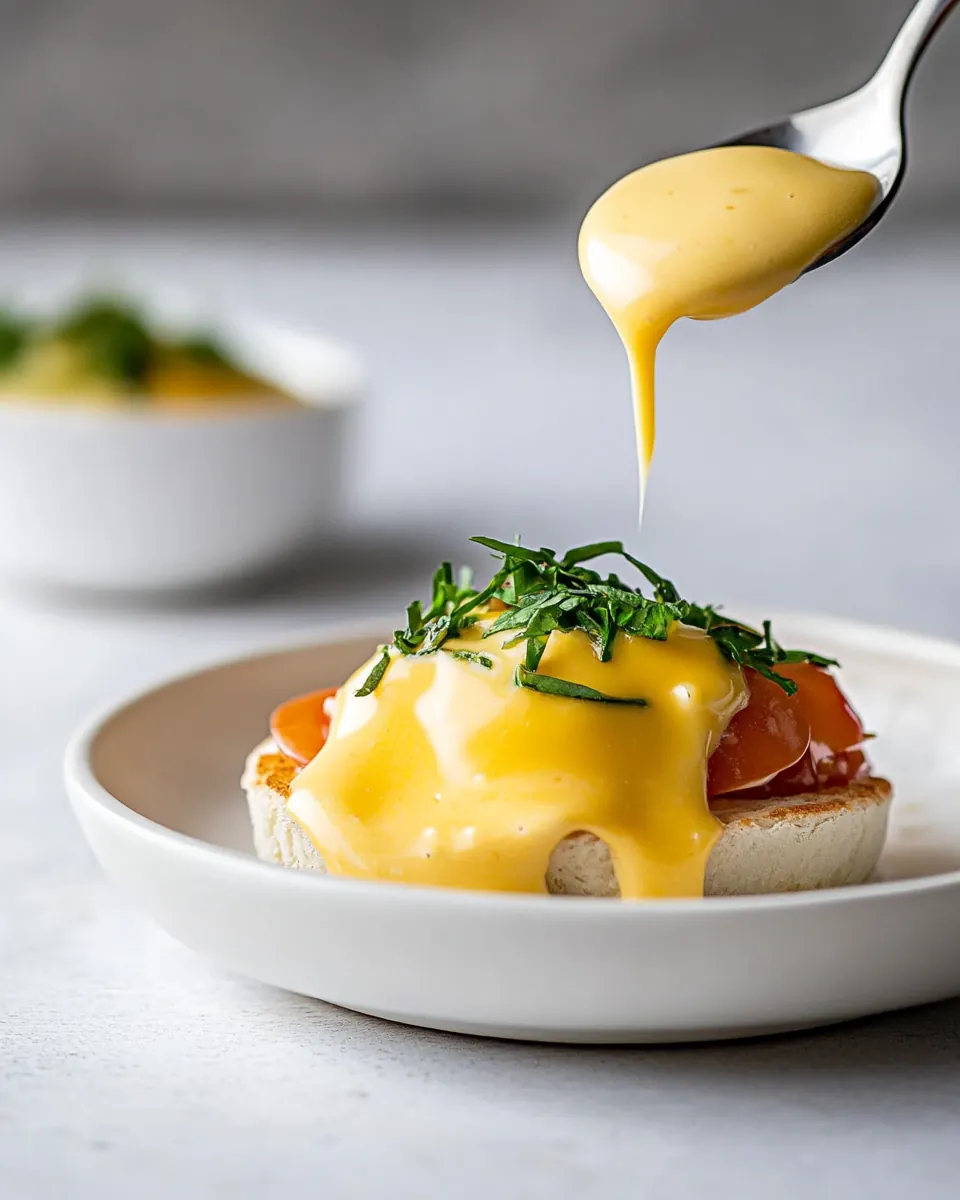 Healthier Hollandaise Sauce