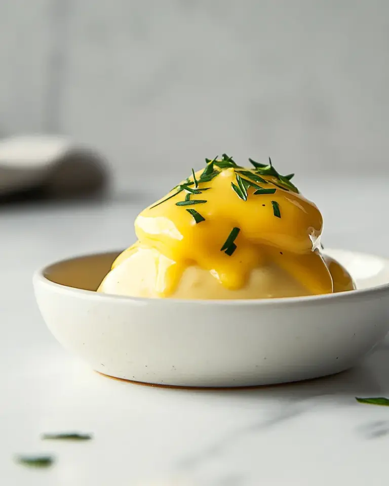 Healthier Hollandaise Sauce