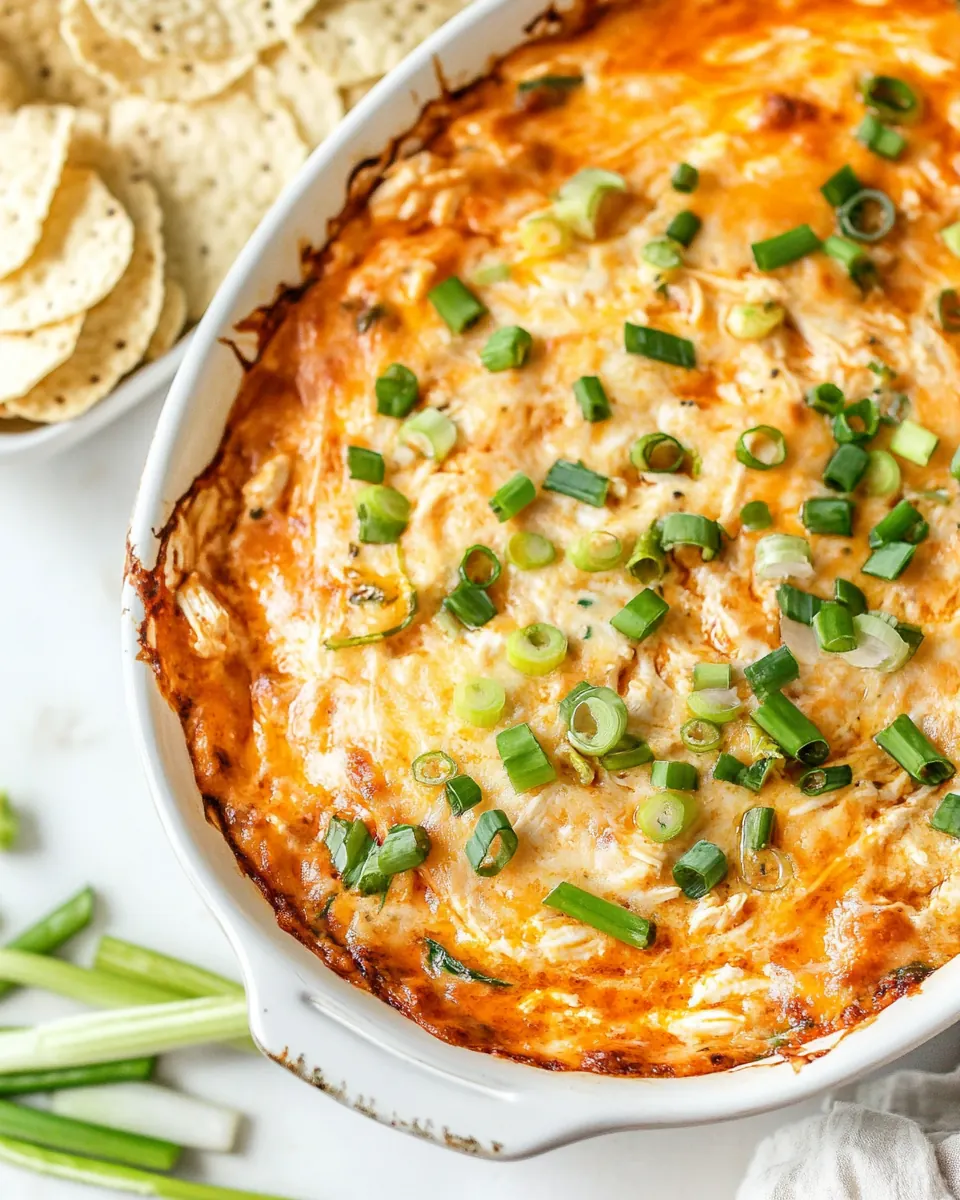 Healthy Buffalo Chicken Dip