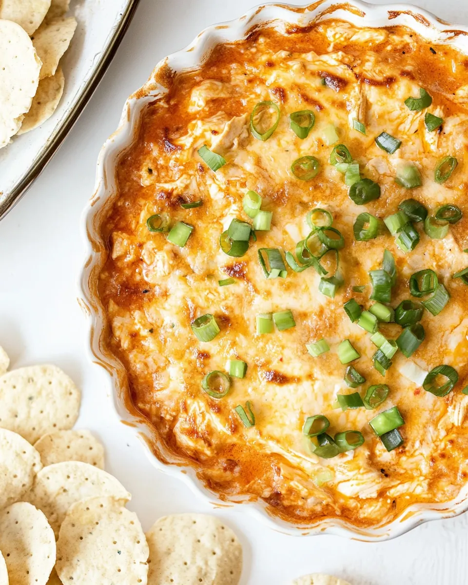 Healthy Buffalo Chicken Dip