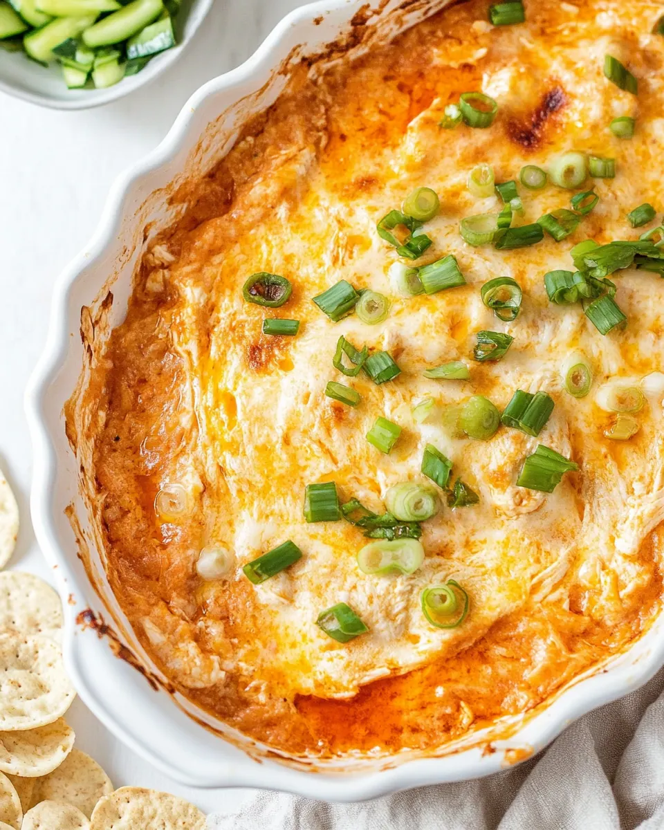 Healthy Buffalo Chicken Dip