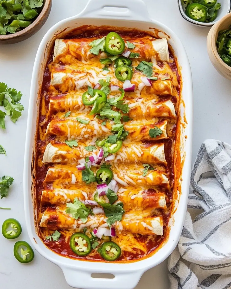 Healthy Chicken Enchilada Recipe