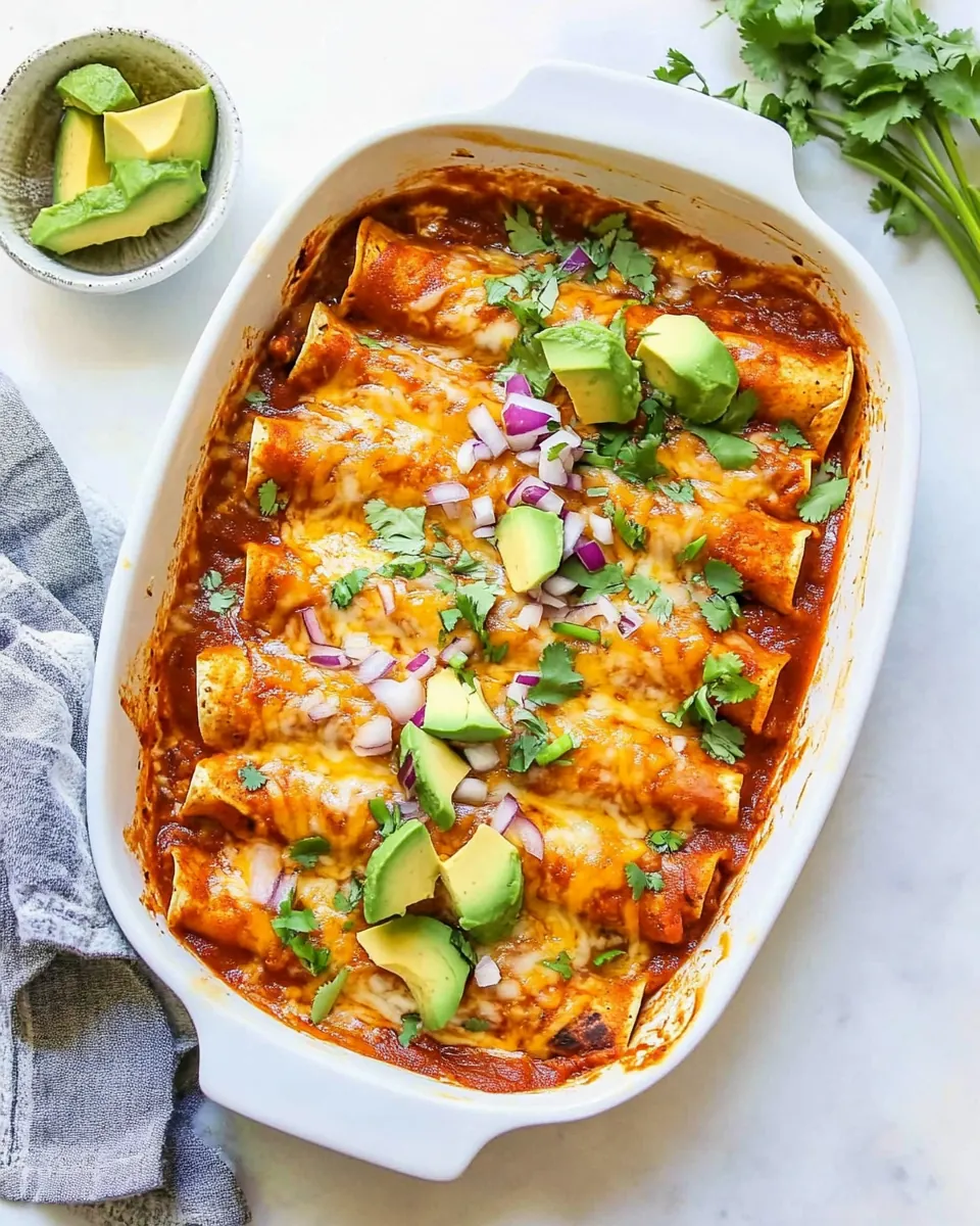 Healthy Chicken Enchilada Recipe