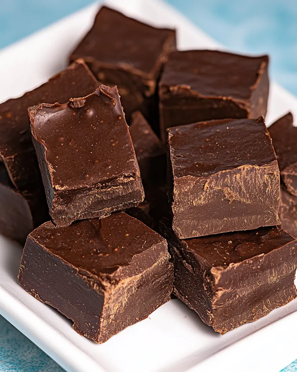 Healthy Chocolate Fudge