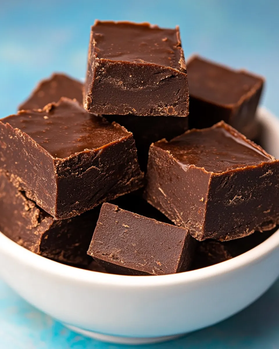 Healthy Chocolate Fudge