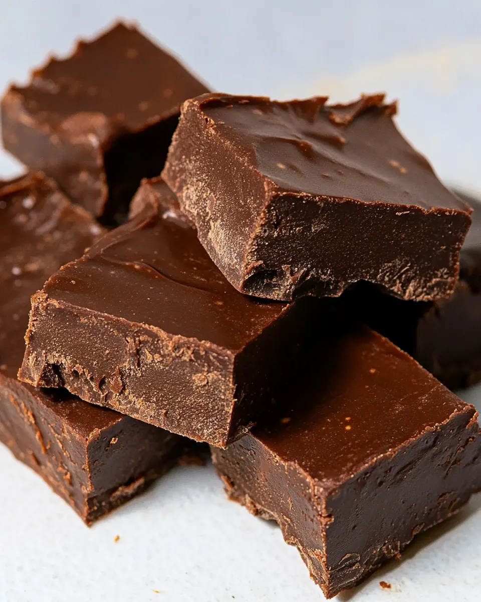 Healthy Chocolate Fudge