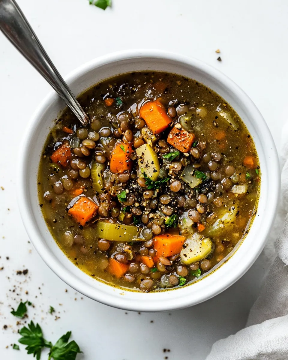 Healthy French Lentil Soup