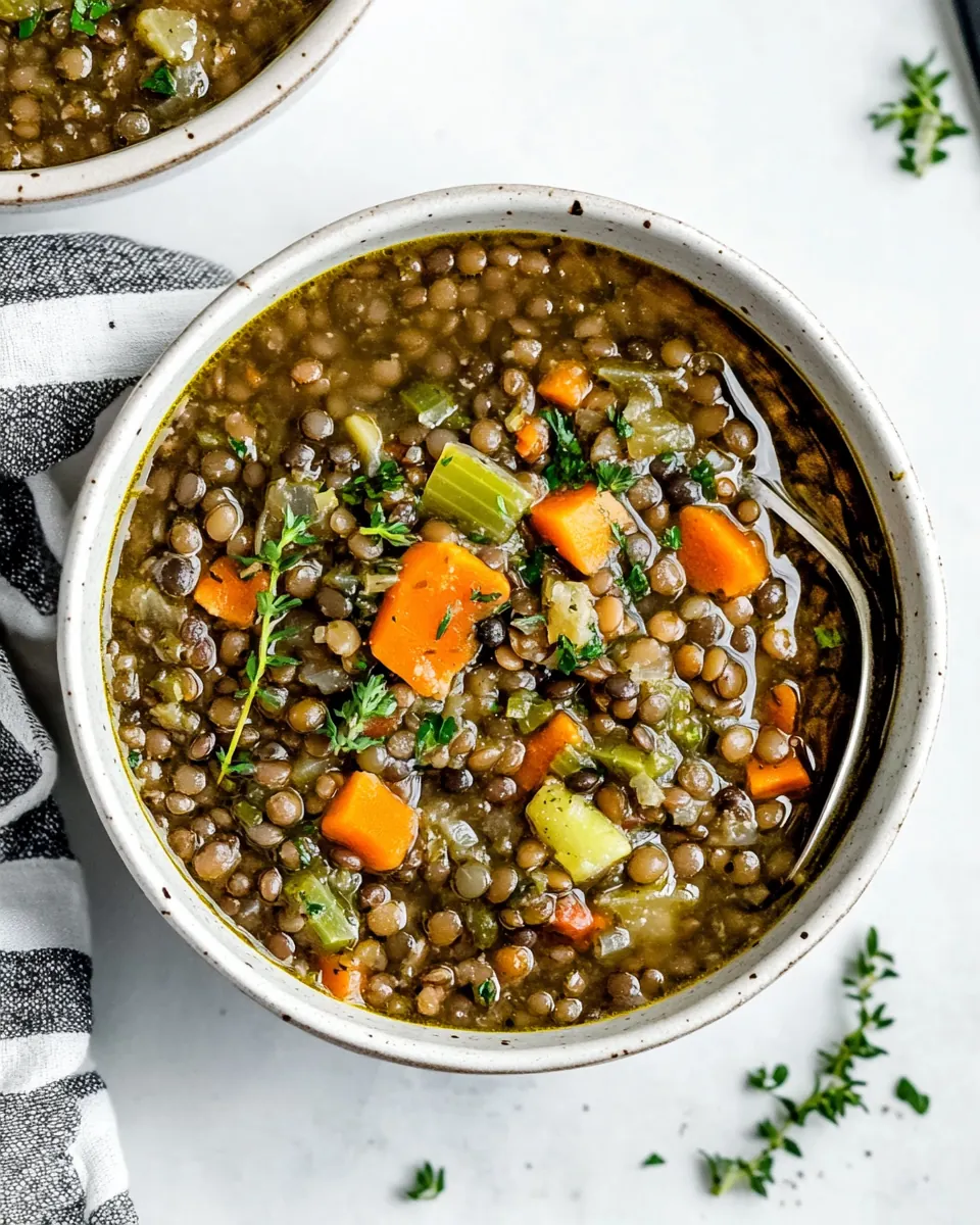 Healthy French Lentil Soup