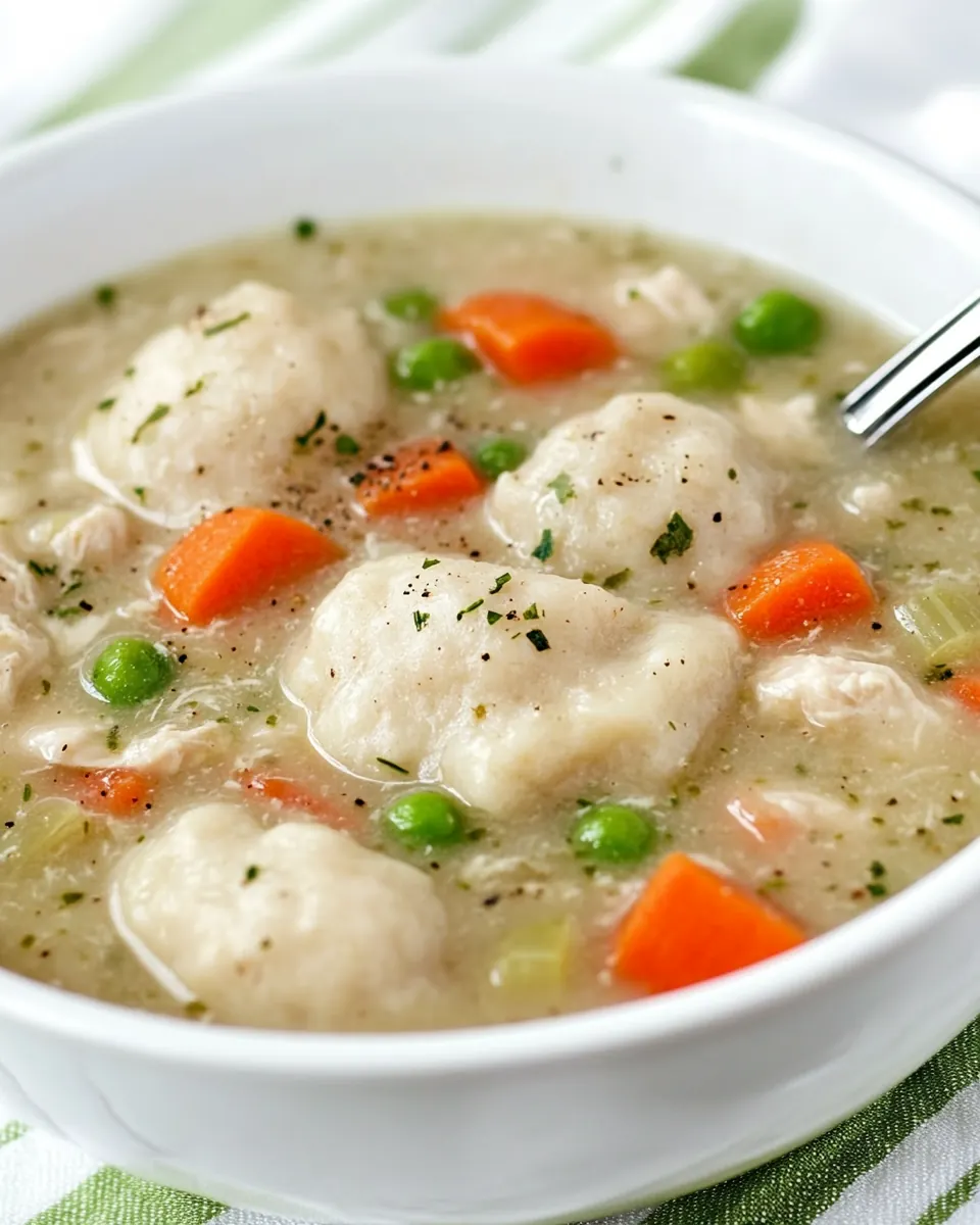 Healthy Irish Chicken and Dumpling Soup