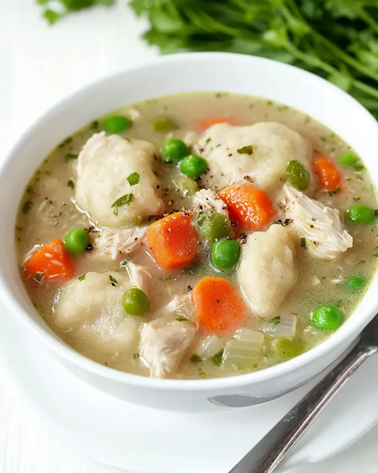 Healthy Irish Chicken and Dumpling Soup