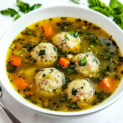 Healthy Italian Wedding Soup