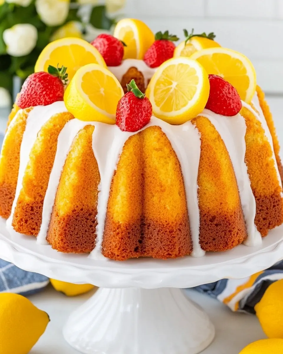 Healthy Lemon Bundt Cake