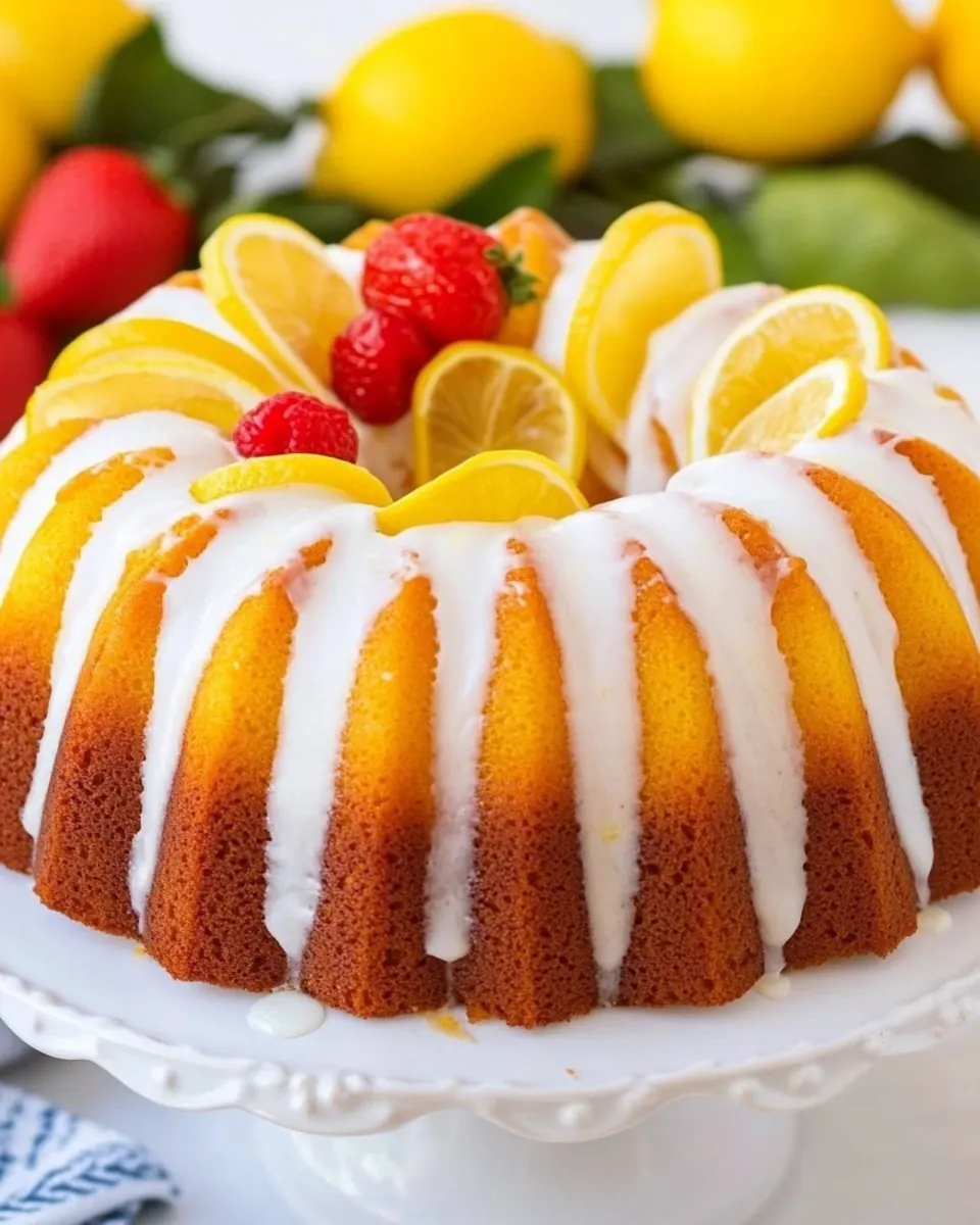 Healthy Lemon Bundt Cake
