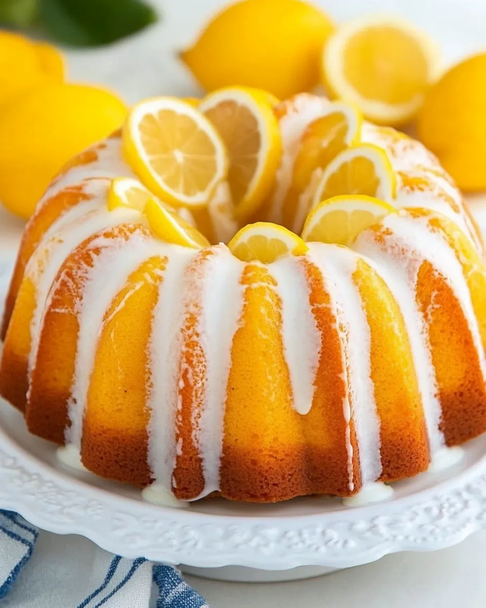 Healthy Lemon Bundt Cake