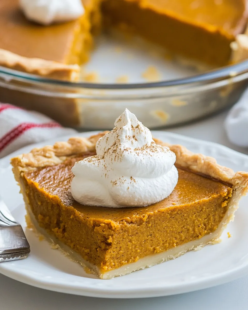 Healthy Pumpkin Pie