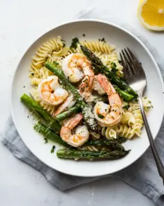 Healthy Shrimp and Asparagus Pasta Recipe