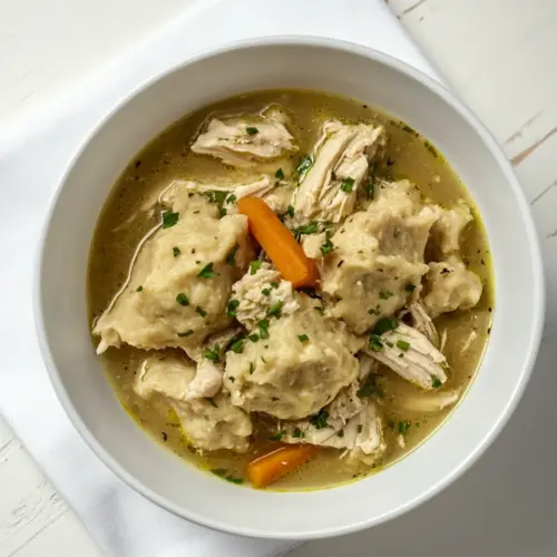 Healthy Slow Cooker Chicken and Dumplings