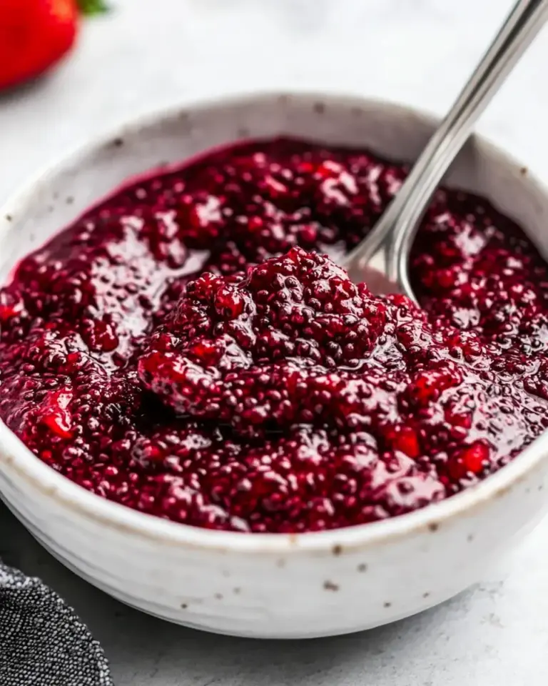 Healthy Strawberry Chia Jam