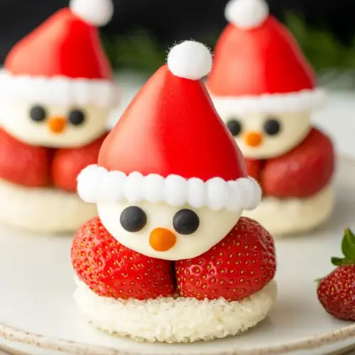 Healthy Strawberry Santas
