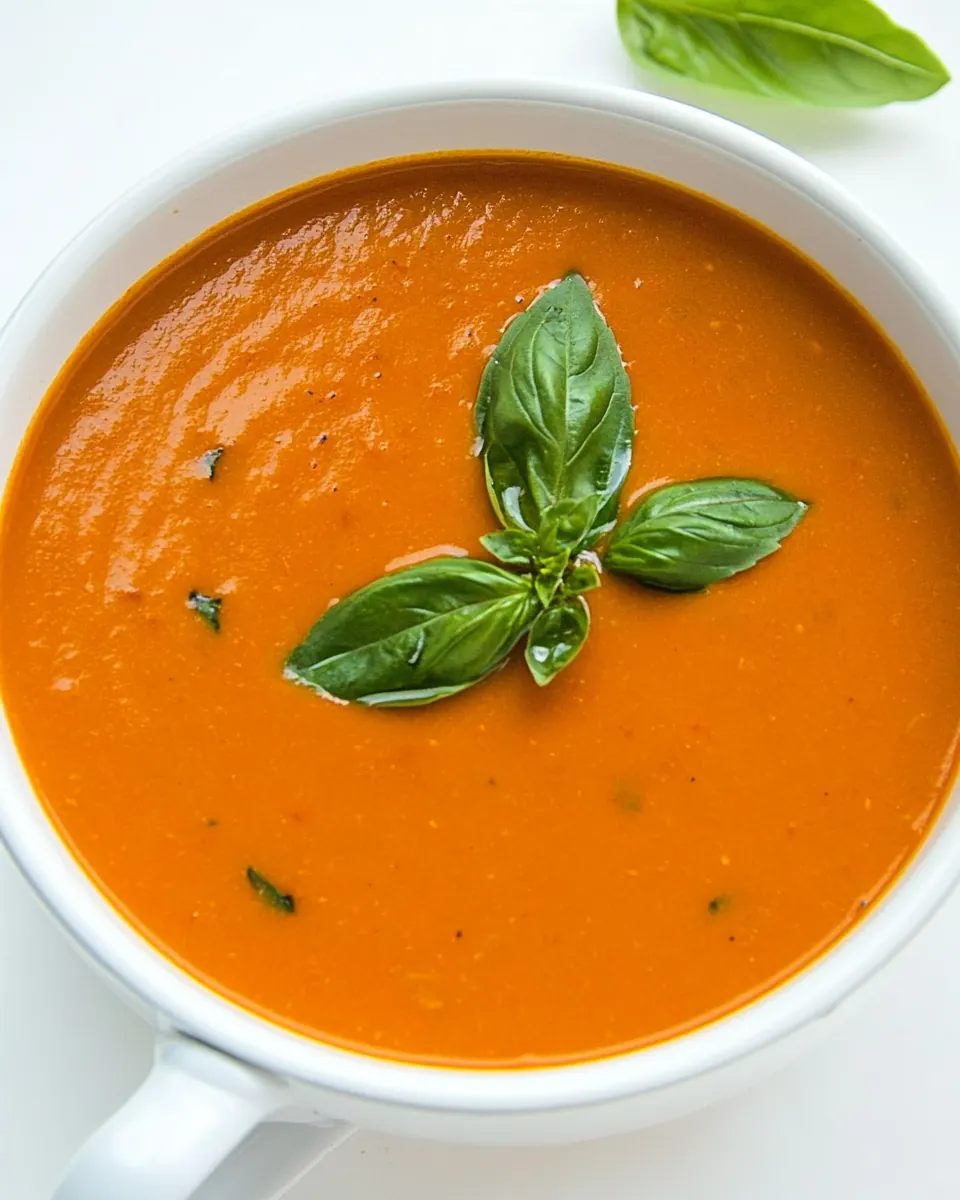 Healthy Tomato Bisque Recipe