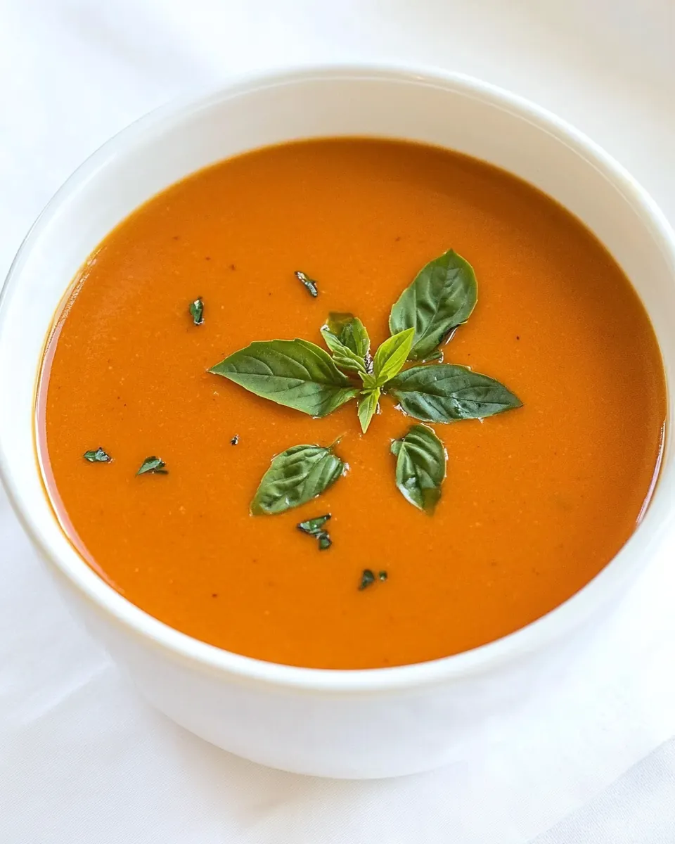Healthy Tomato Bisque Recipe