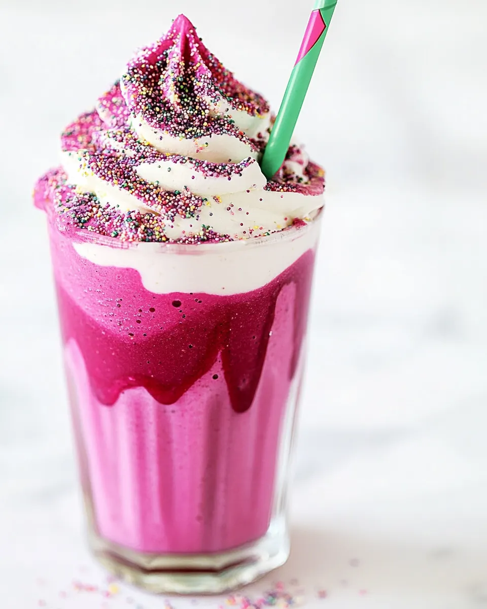 Healthy Unicorn Smoothie