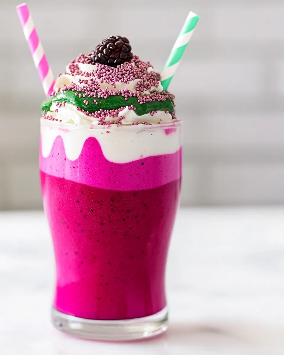 Healthy Unicorn Smoothie