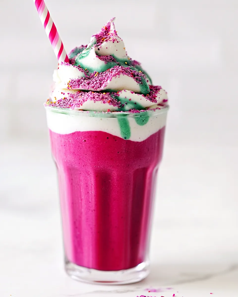 Healthy Unicorn Smoothie