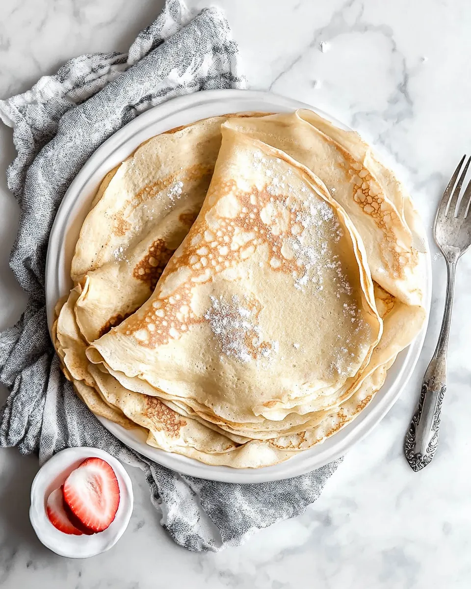 Healthy Whole Wheat Crêpes