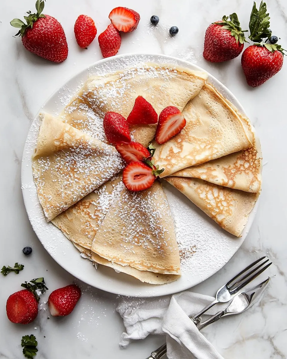 Healthy Whole Wheat Crêpes
