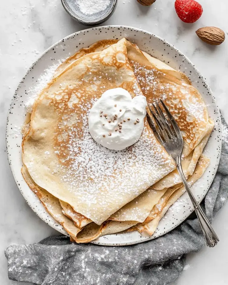 Healthy Whole Wheat Crêpes