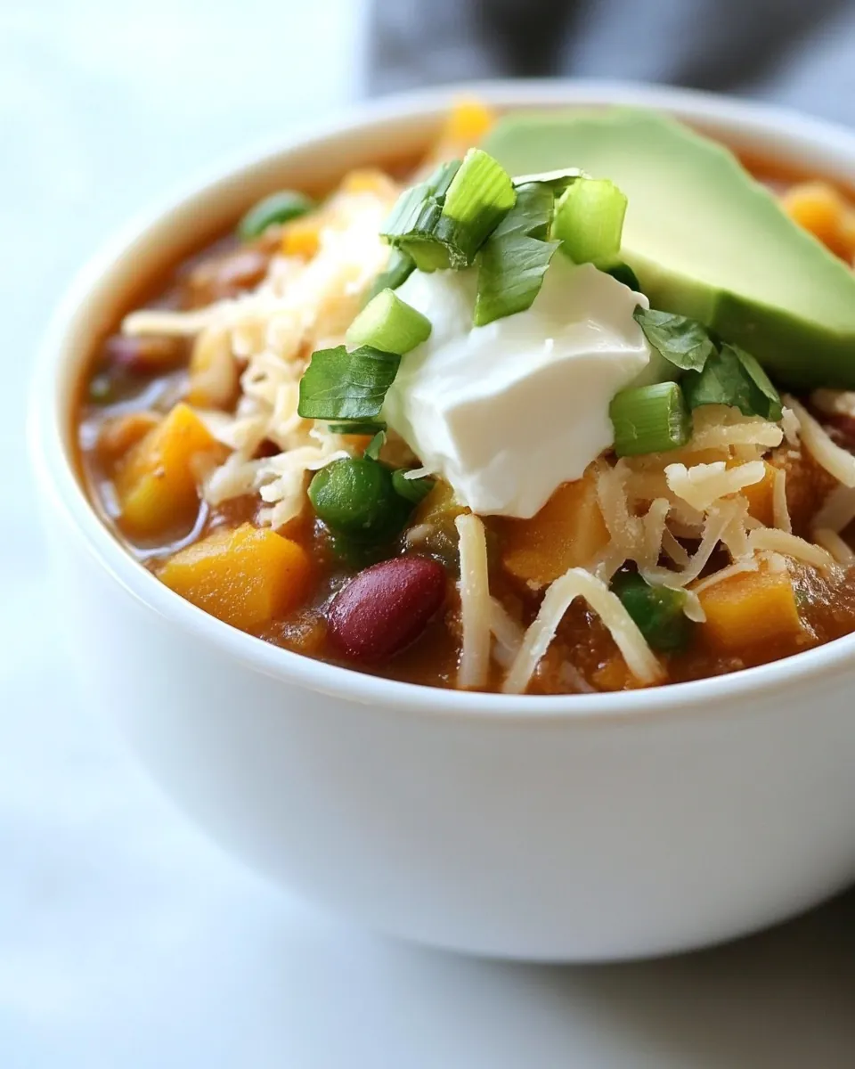 Hearty Vegetarian Pumpkin Chili