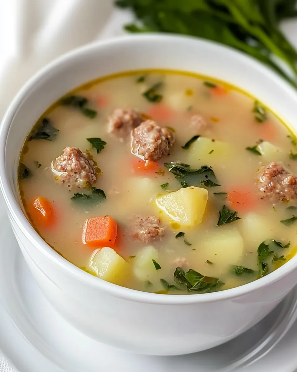Slow Cooker Sausage and Potato Soup
