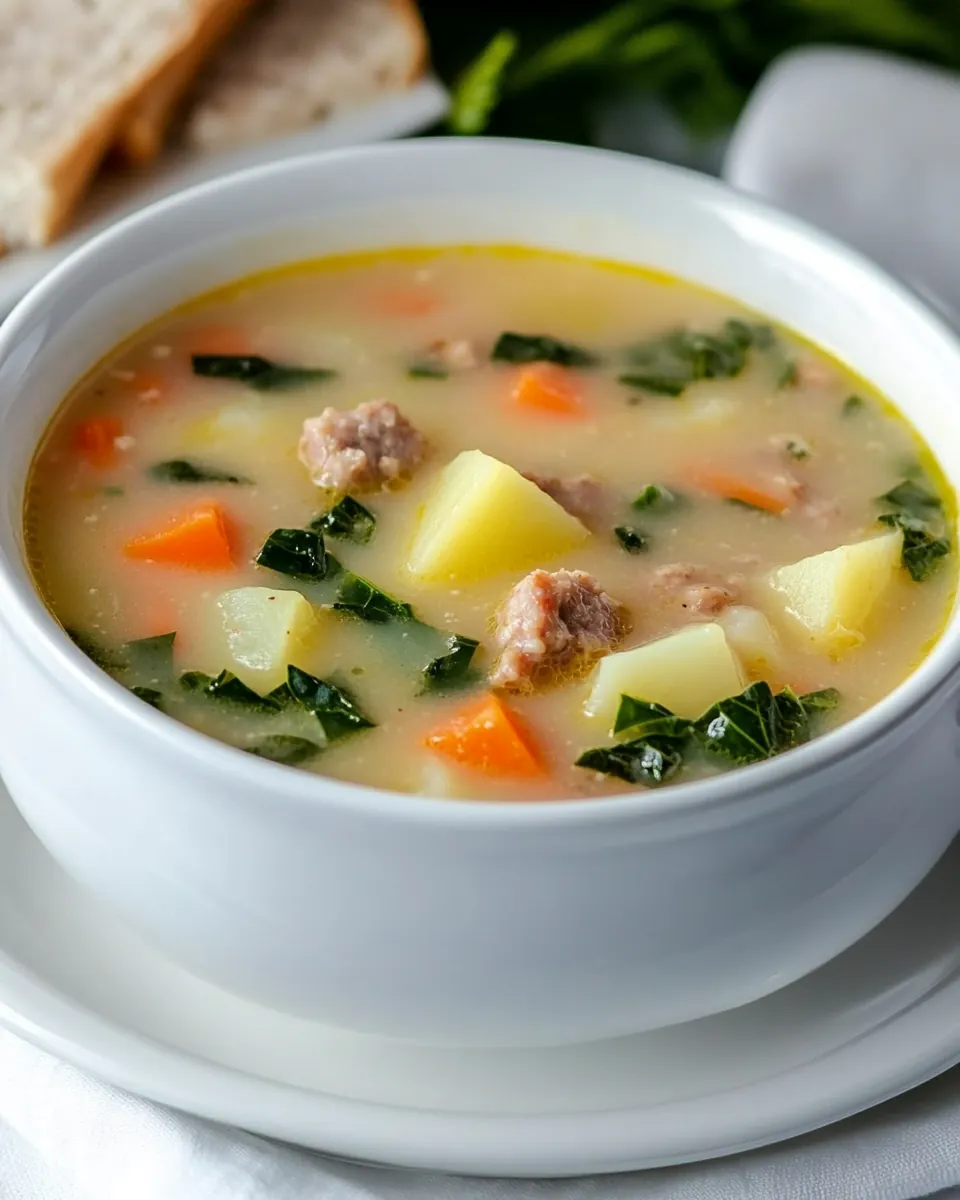 Slow Cooker Sausage and Potato Soup
