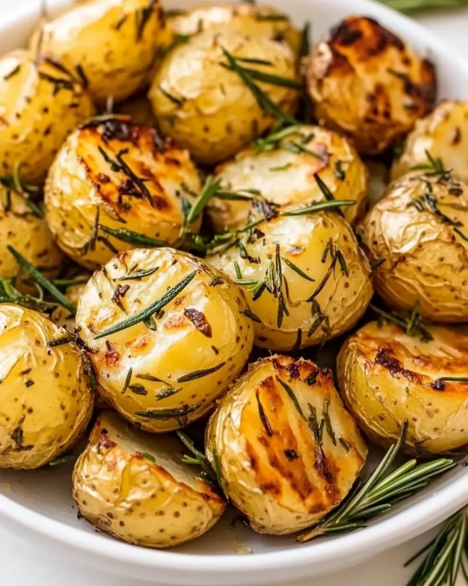 Hedgehog Roasted Rosemary Potatoes