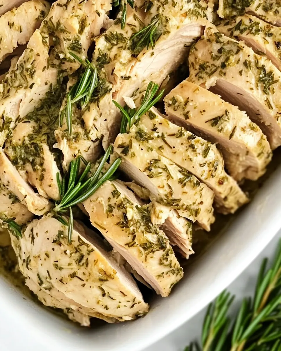 Herb Garlic Turkey Tenderloin