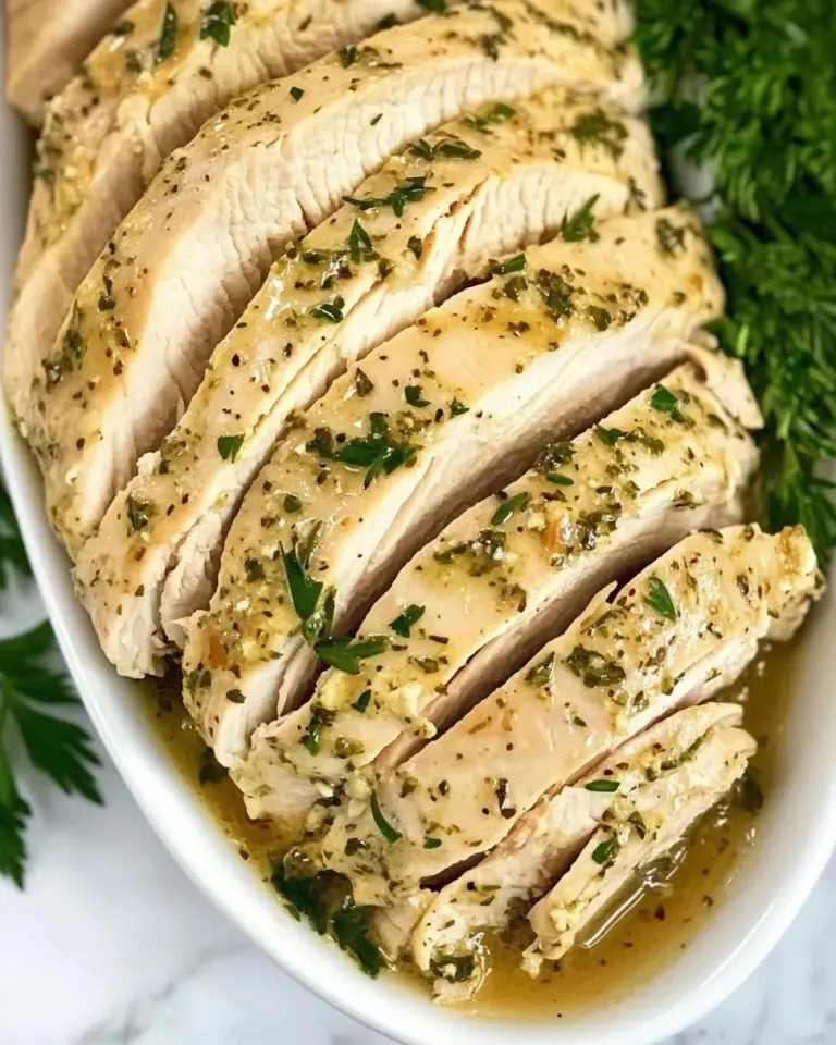 Herb Garlic Turkey Tenderloin