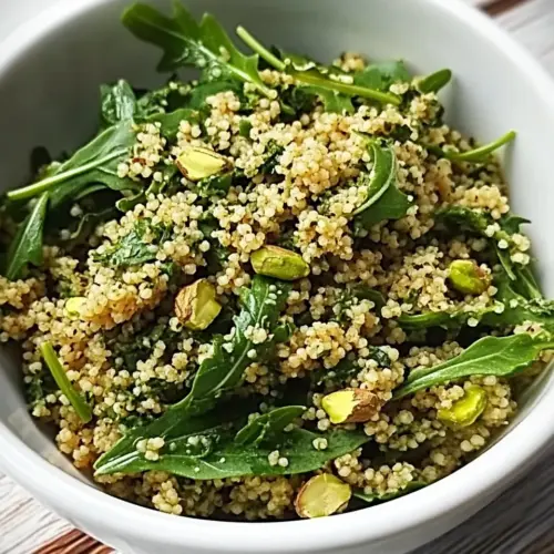 Herbed Couscous with Arugula and Pistachios
