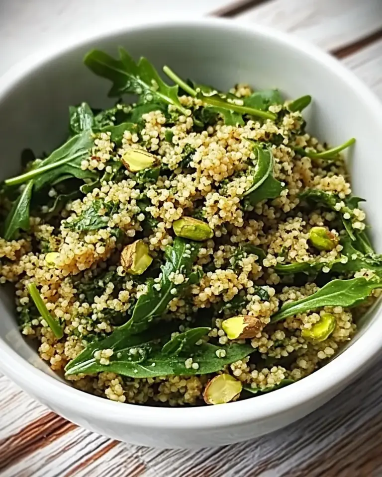 Herbed Couscous with Arugula and Pistachios