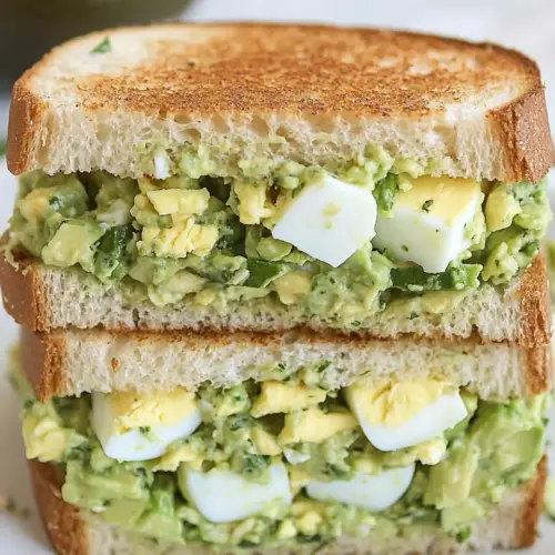 Herby Avocado Egg Salad Sandwiches