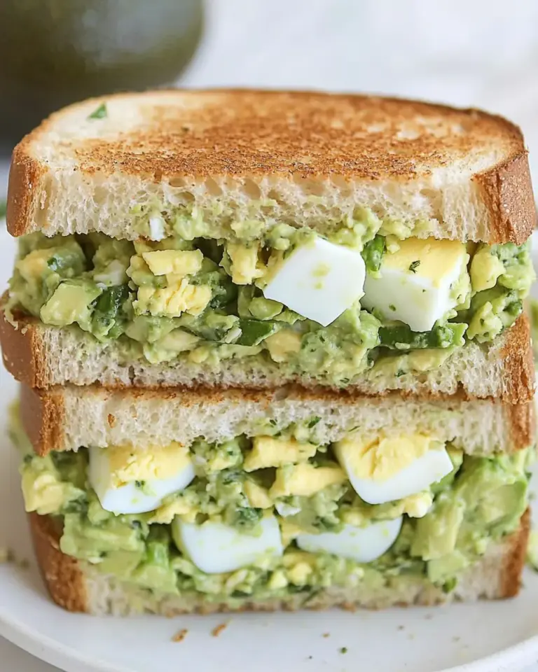Herby Avocado Egg Salad Sandwiches
