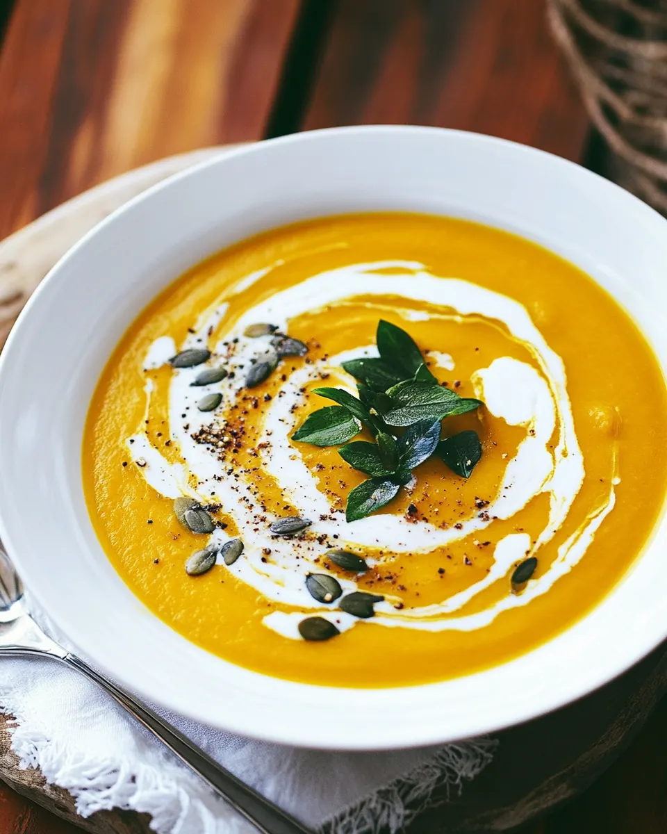 Hokkaido Pumpkin Soup