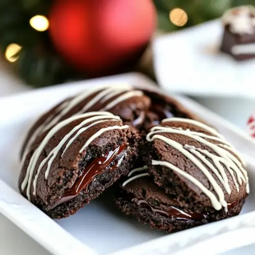 Rolo Stuffed Chocolate Cookies