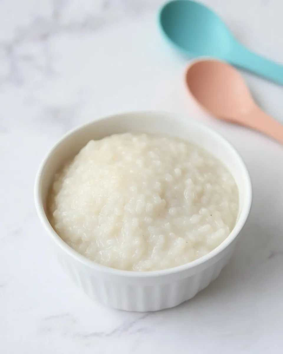 Homemade Baby Rice Cereal