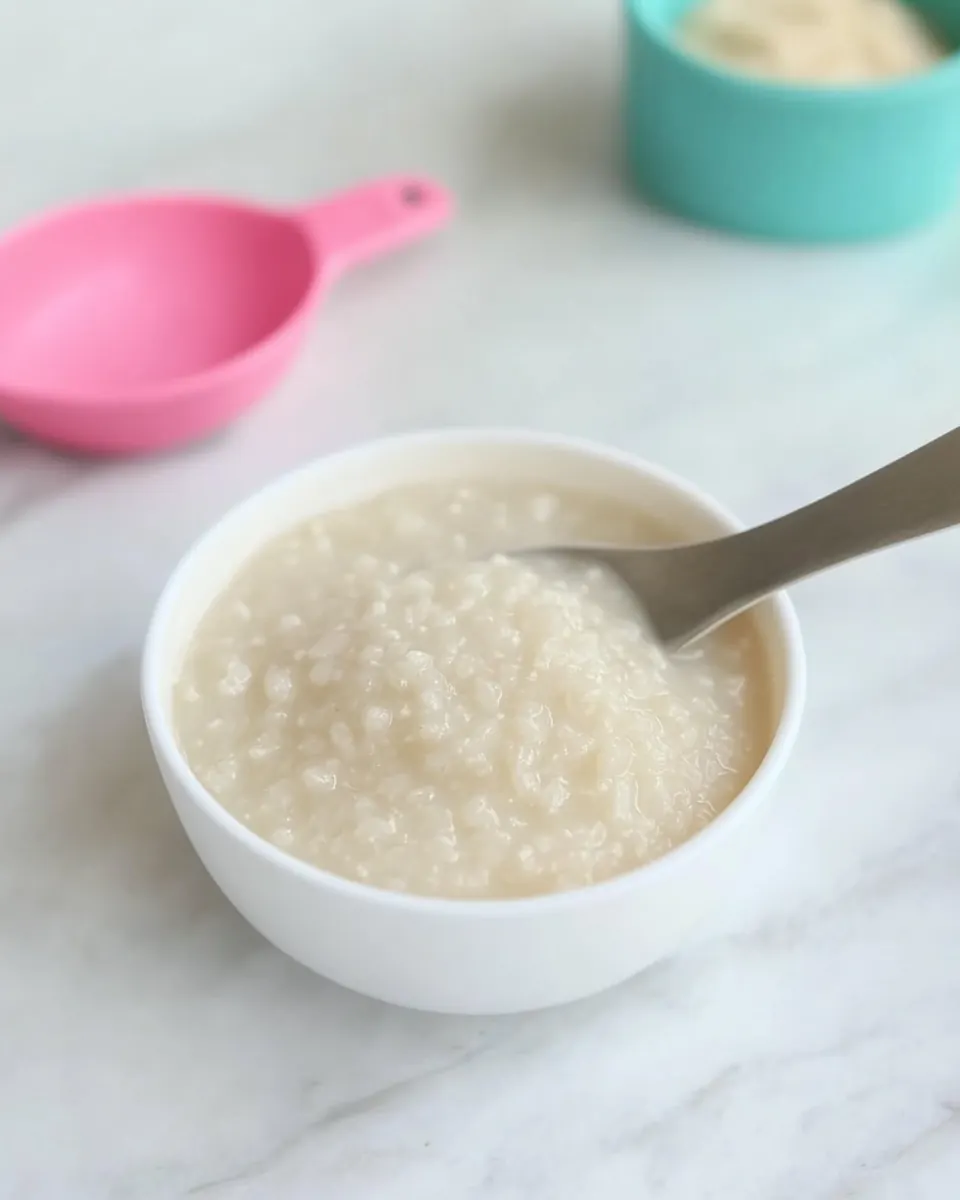 Homemade Baby Rice Cereal