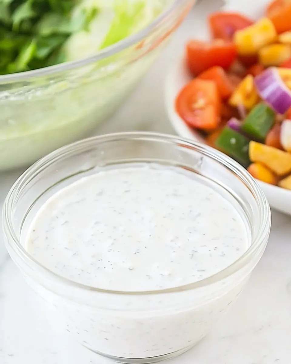 Homemade Buttermilk Dressing
