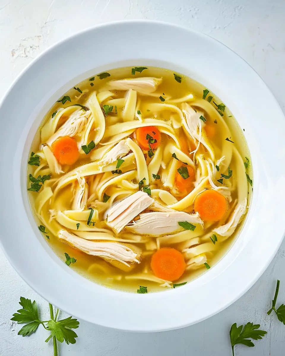 Homemade Chicken Noodle Soup