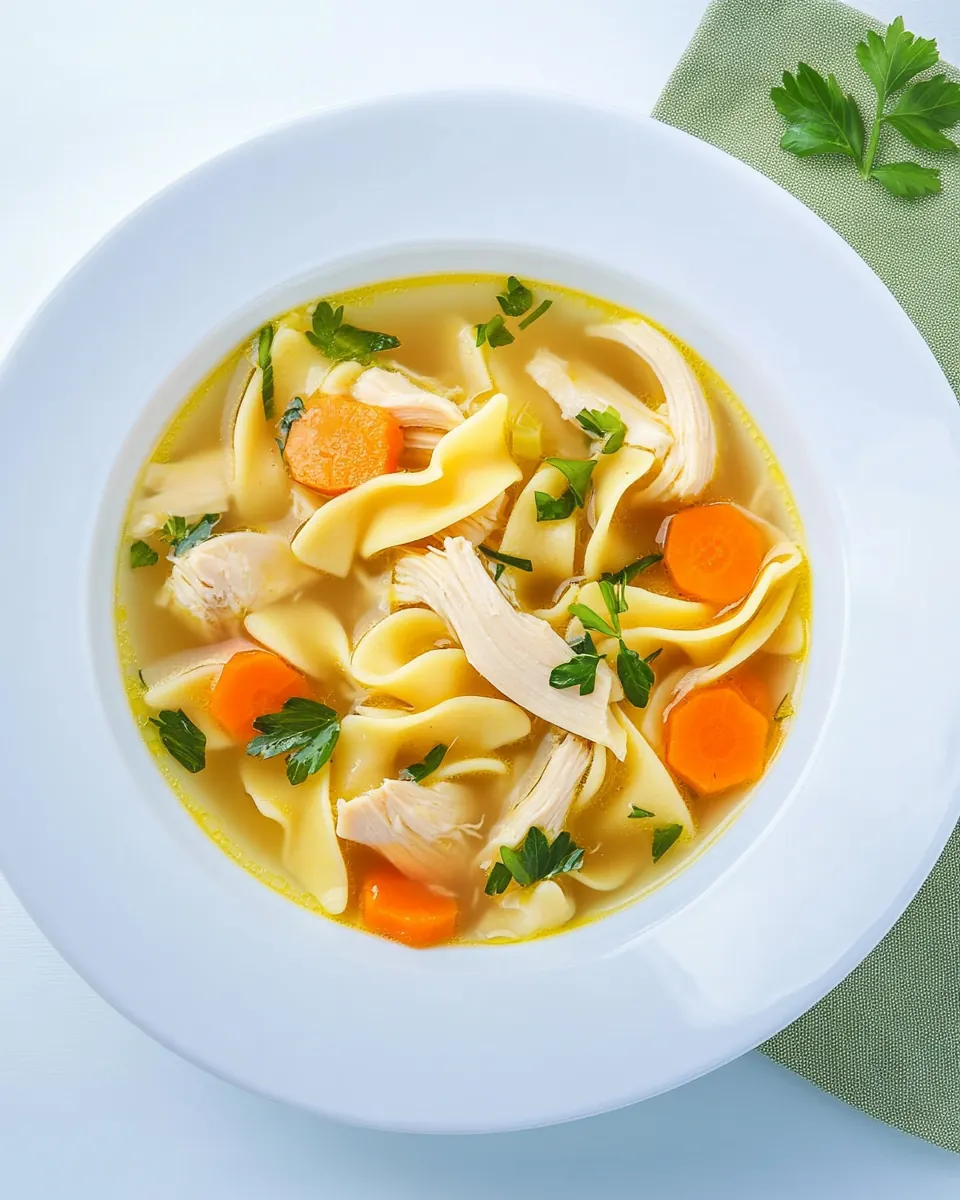 Homemade Chicken Noodle Soup