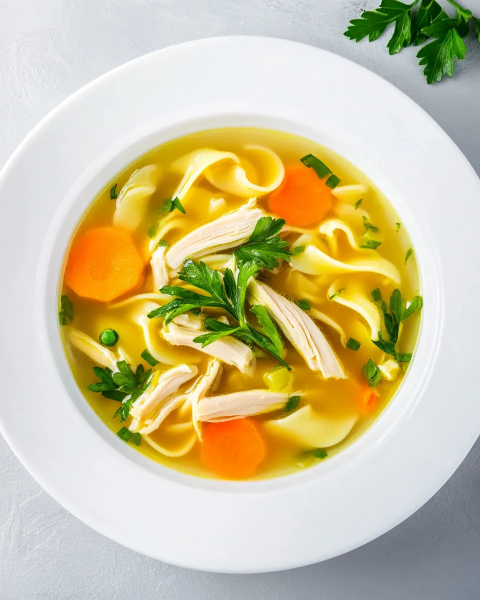 Homemade Chicken Noodle Soup